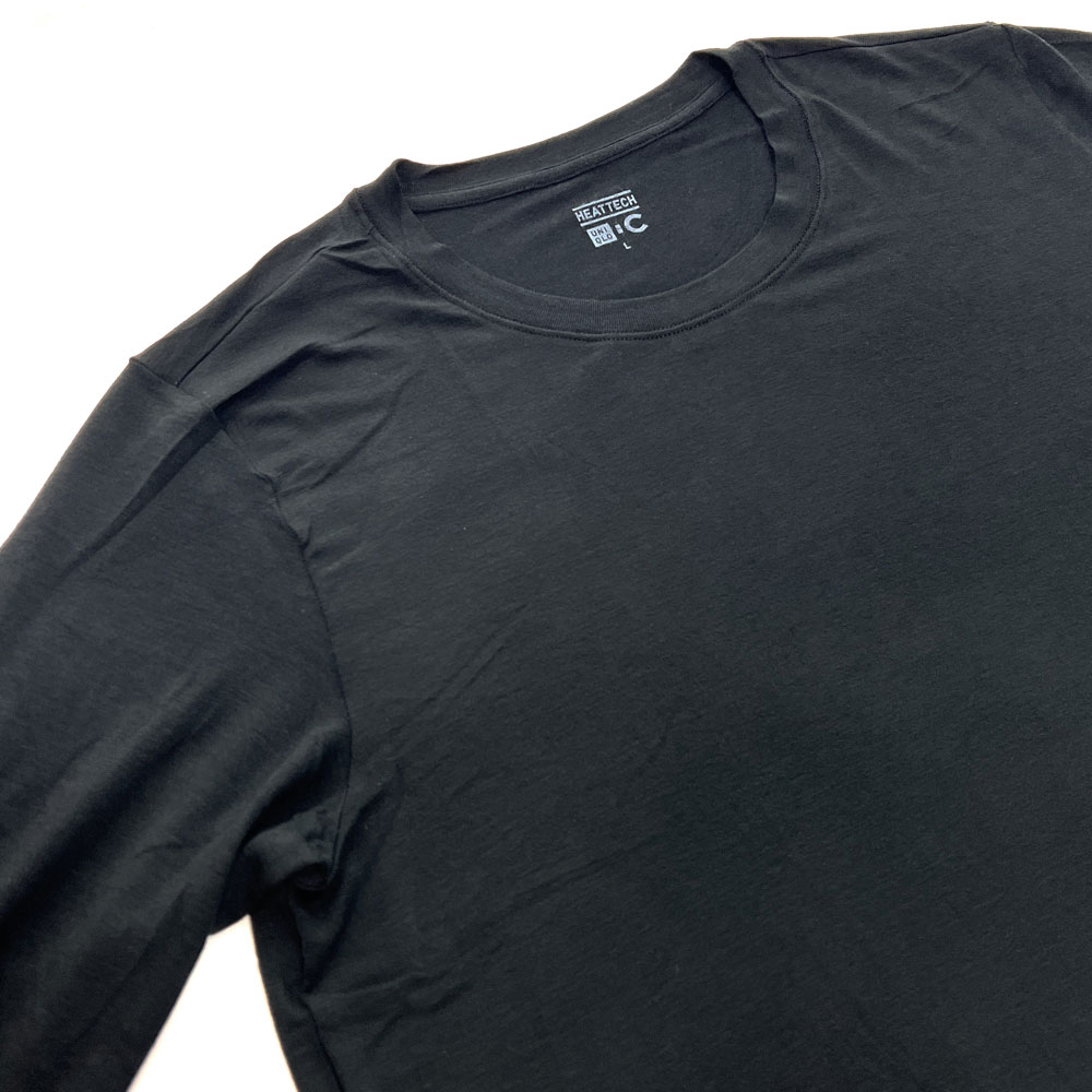 ヒートテックカシミヤブレンドクルーネックTの本体の写真です。